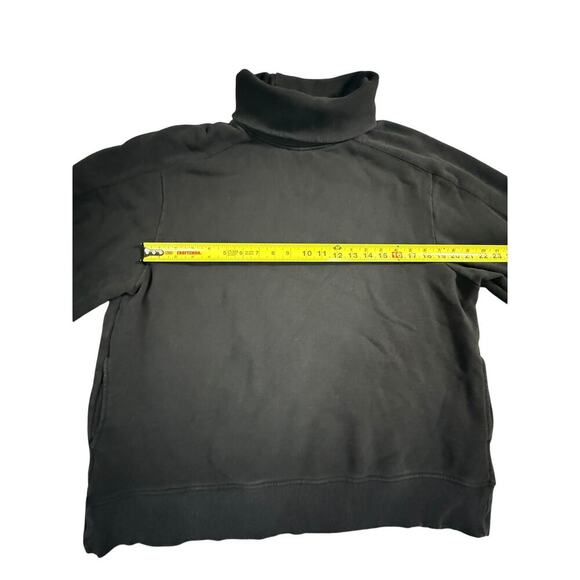 LIT Activewear Women's Oversized Whisper Turtleneck Black Sweatshirt Size S - Picture 5 of 6